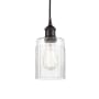 Innovations Lighting Hadley 5" Wide Mini Pendant Oil Rubbed Bronze / Clear