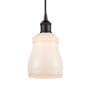 Innovations Lighting Ellery 5" Wide Mini Pendant Oil Rubbed Bronze / White