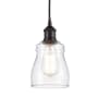 Innovations Lighting Ellery 5" Wide Mini Pendant Oil Rubbed Bronze / Clear
