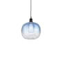 Innovations Lighting Brookhaven Sphere 11" Wide Mini Pendant Oil Rubbed Bronze / Sapphire Blue