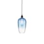 Innovations Lighting Brookhaven Flute 7" Wide Mini Pendant Oil Rubbed Bronze / Sapphire Blue
