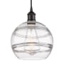 Innovations Lighting Rochester 10" Wide Cord-Hung Mini Pendant Oil Rubbed Bronze / Clear