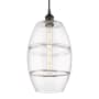 Innovations Lighting Vaz 10" Wide Cord-Hung Mini Pendant Oil Rubbed Bronze / Clear