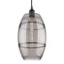 Innovations Lighting Vaz 10" Wide Cord-Hung Mini Pendant Oil Rubbed Bronze / Light Smoke