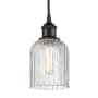 Innovations Lighting Bridal Veil 5" Wide Cord-Hung Mini Pendant Oil Rubbed Bronze
