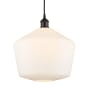 Innovations Lighting Cindyrella 12" Wide Pendant Oil Rubbed Bronze / Cased Matte White