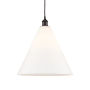 Innovations Lighting Edison Cone 16" Wide Pendant Oil Rubbed Bronze / Matte White