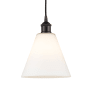 Innovations Lighting Edison 8" Wide Mini Pendant Oil Rubbed Bronze / Matte White