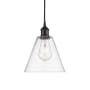 Innovations Lighting Edison 8" Wide Mini Pendant Oil Rubbed Bronze / Clear
