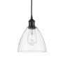 Innovations Lighting Edison 8" Wide Mini Pendant Oil Rubbed Bronze / Clear