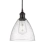 Innovations Lighting Edison 8" Wide Mini Pendant Oil Rubbed Bronze / Seedy