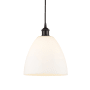 Innovations Lighting Edison 9" Wide Mini Pendant Oil Rubbed Bronze / Matte White
