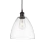 Innovations Lighting Edison 9" Wide Mini Pendant Oil Rubbed Bronze / Clear