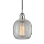 Innovations Lighting Belfast 6" Wide Mini Pendant Polished Chrome / Clear Crackle