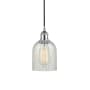 Innovations Lighting Caledonia 5" Wide Mini Pendant Polished Chrome / Mouchette