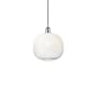 Innovations Lighting Brookhaven Sphere 11" Wide Mini Pendant Polished Chrome / Opal