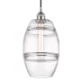 Innovations Lighting Vaz 8" Wide Cord-Hung Mini Pendant Polished Chrome / Clear