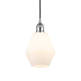 Innovations Lighting Cindyrella 6" Wide Mini Pendant Polished Chrome / Cased Matte White