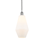 Innovations Lighting Cindyrella 7" Wide Mini Pendant Polished Chrome / Cased Matte White