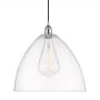 Innovations Lighting Edison Dome 16" Wide Pendant Polished Chrome / Clear