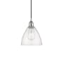 Innovations Lighting Edison 8" Wide Mini Pendant Polished Chrome / Seedy