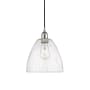 Innovations Lighting Edison 9" Wide Mini Pendant Polished Chrome / Seedy