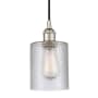 Innovations Lighting Cobbleskill 5" Wide Mini Pendant Polished Nickel / Clear