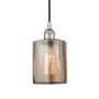 Innovations Lighting Cobbleskill 5" Wide Mini Pendant Polished Nickel / Mercury