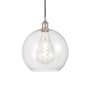 Innovations Lighting Athens 12" Wide Pendant Polished Nickel / Clear