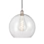Innovations Lighting Athens 14" Wide Pendant Polished Nickel / Clear