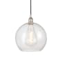 Innovations Lighting Athens 12" Wide Pendant Polished Nickel / Seedy