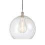 Innovations Lighting Athens 14" Wide Pendant Polished Nickel / Seedy