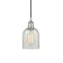 Innovations Lighting Caledonia 5" Wide Mini Pendant Polished Nickel / Mouchette
