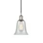 Innovations Lighting Hanover 6" Wide Mini Pendant Polished Nickel / Fishnet