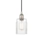 Innovations Lighting Hadley 5" Wide Mini Pendant Polished Nickel / Clear