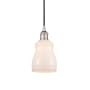 Innovations Lighting Ellery 5" Wide Mini Pendant Polished Nickel / White