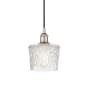 Innovations Lighting Niagra 7" Wide Mini Pendant Polished Nickel / Clear