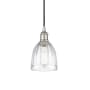 Innovations Lighting Brookfield 6" Wide Mini Pendant Polished Nickel / Clear