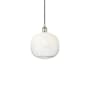 Innovations Lighting Brookhaven Sphere 11" Wide Mini Pendant Polished Nickel / Opal