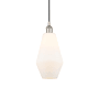 Innovations Lighting Cindyrella 7" Wide Mini Pendant Polished Nickel / Cased Matte White