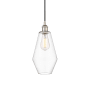 Innovations Lighting Cindyrella 7" Wide Mini Pendant Polished Nickel / Clear