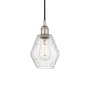 Innovations Lighting Cindyrella 6" Wide Mini Pendant Polished Nickel / Seedy