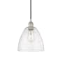 Innovations Lighting Edison 9" Wide Mini Pendant Polished Nickel / Seedy