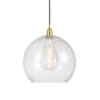 Innovations Lighting Athens 14" Wide Pendant Satin Gold / Seedy