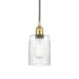 Innovations Lighting Hadley 5" Wide Mini Pendant Satin Gold / Clear