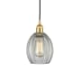 Innovations Lighting Eaton 6" Wide Mini Pendant Satin Gold / Clear