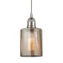 Innovations Lighting Cobbleskill 5" Wide Mini Pendant Brushed Satin Nickel / Mercury