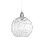Innovations Lighting Athens 12" Wide Pendant Brushed Satin Nickel / Clear Water Glass