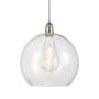Innovations Lighting Athens 14" Wide Pendant Brushed Satin Nickel / Clear