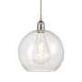 Innovations Lighting Athens 12" Wide Pendant Brushed Satin Nickel / Seedy